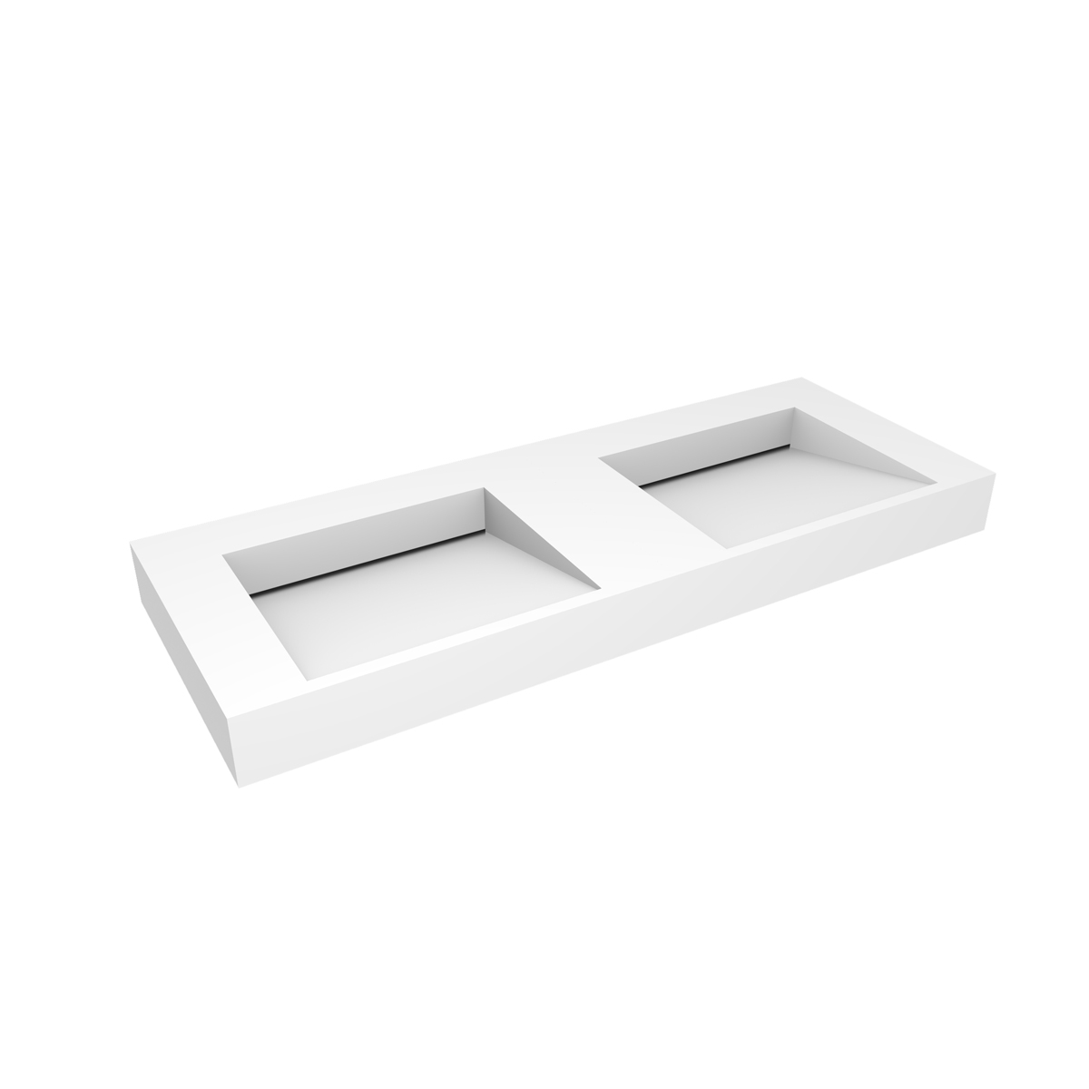 Oltens Stila lavabo 120x45 cm rectangular clásico-doble blanco 40004900