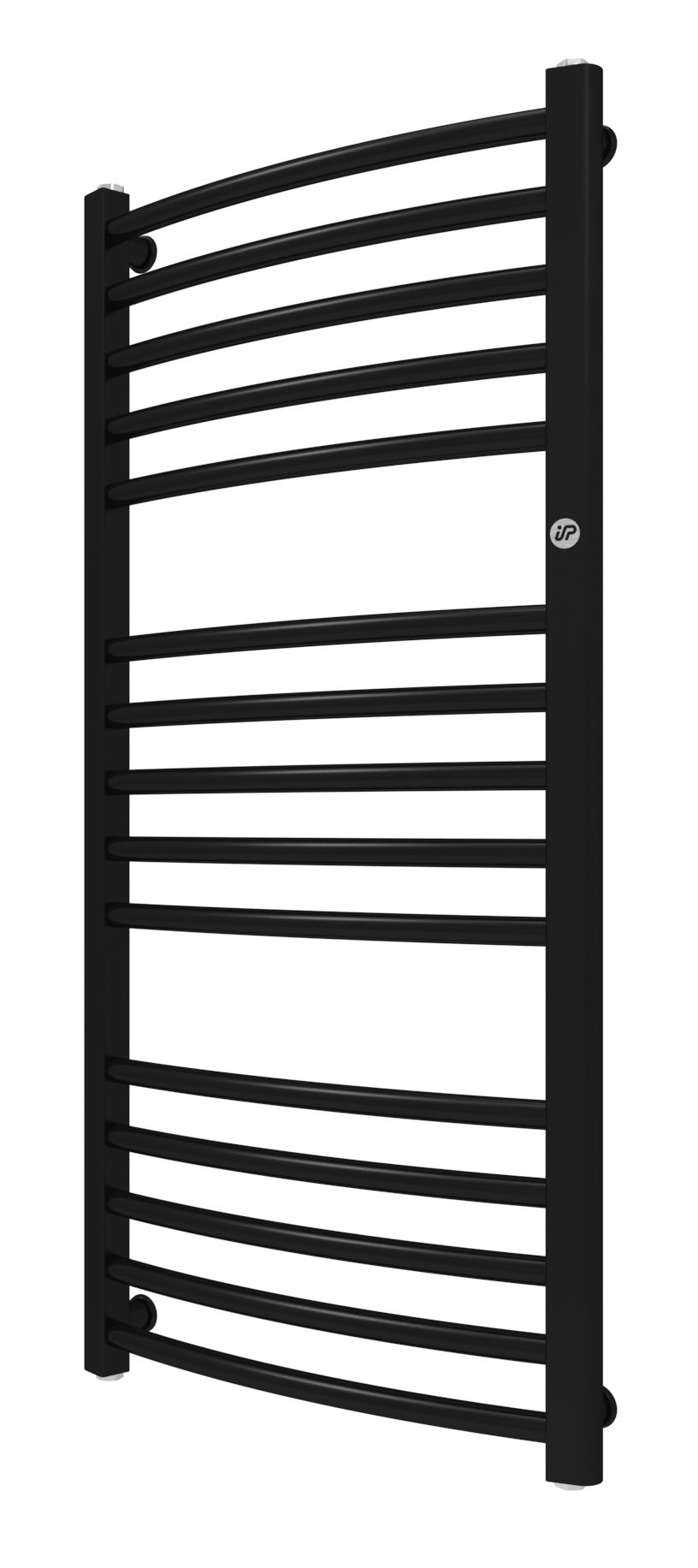 Instal Projekt Ambra R radiador de baño toallero 103.8x40 cm negro AMBR-40/100C31