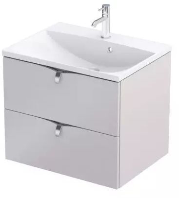 Oristo Siena armario 59.6x45.5x50 cm suspendido, para lavabo arena OR45-SD2S-60-10