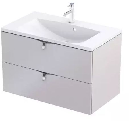 Oristo Siena armario 79.6x45.5x50 cm suspendido, para lavabo arena OR45-SD2S-80-10