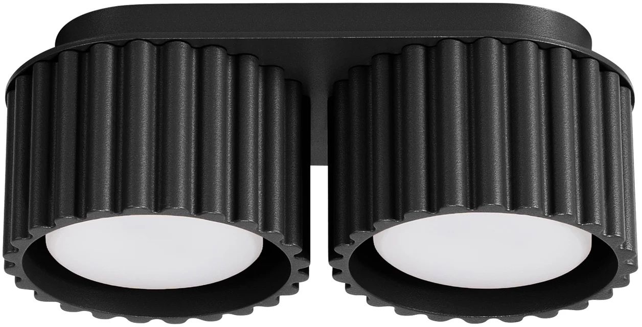 Sollux Lighting Aura lámpara de techo 2x10 W negro SL.1788