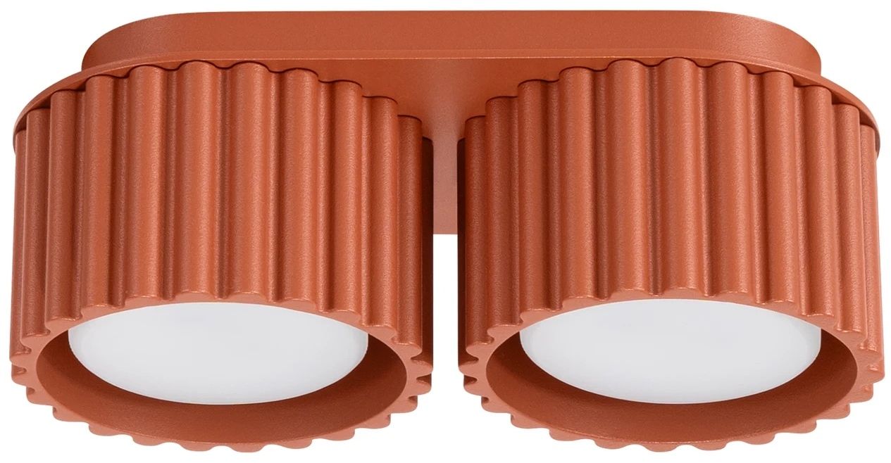 Sollux Lighting Aura lámpara de techo 2x10 W rojo SL.1803