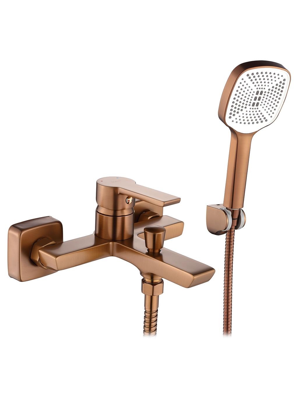 Rea Argus grifo de bañera y ducha a pared cobre REA-B3007