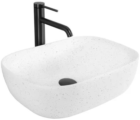 Rea Belinda lavabo 46.5x33 cm rectangular sobre encimera REA-U4001