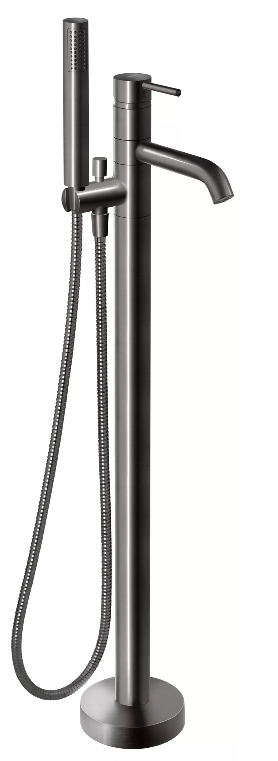 Ferro Ciriculus grifo de bañera y ducha en suelo grafito BCK11FGM