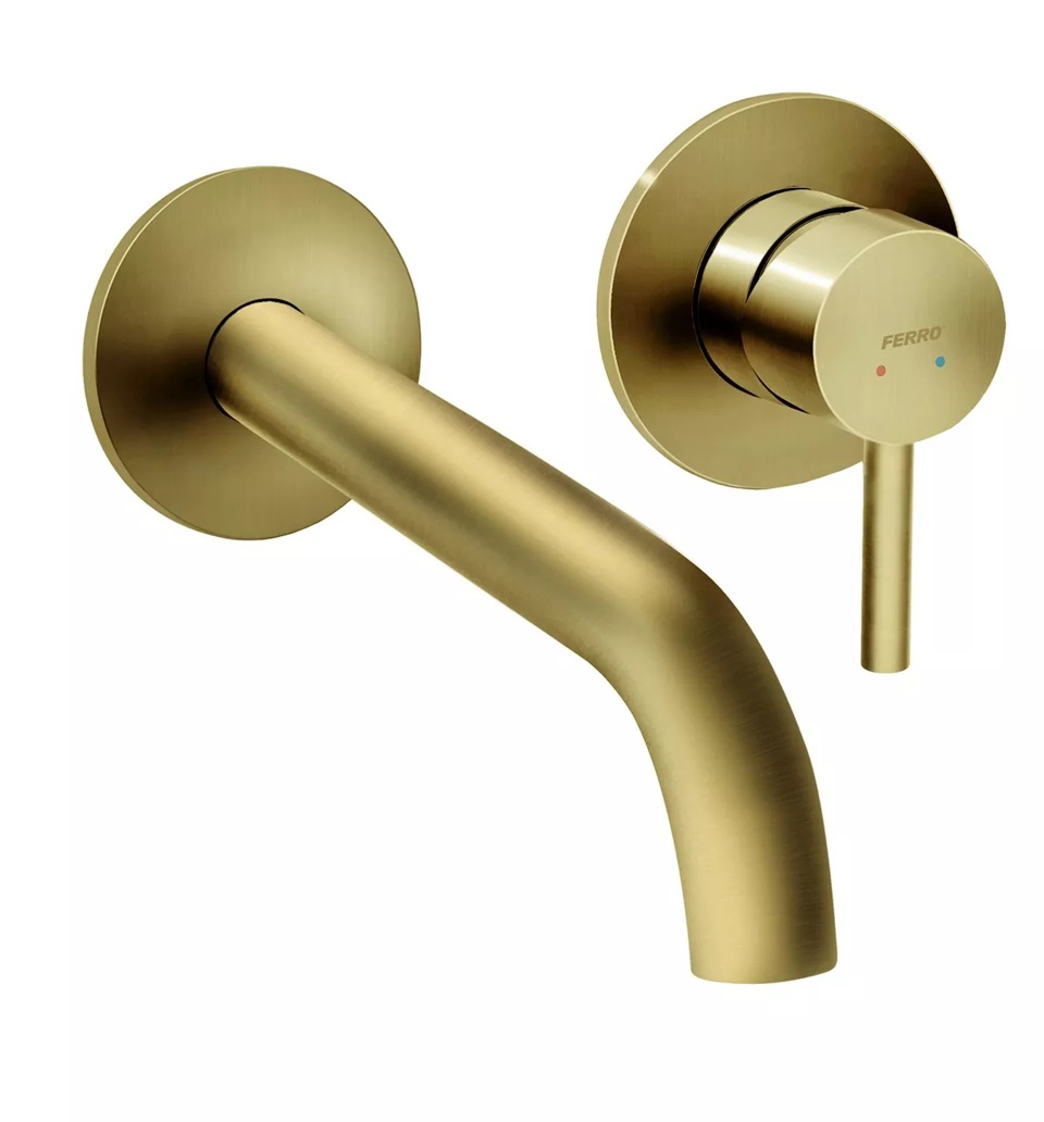 Ferro Ciriculus grifo para lavabo empotrado oro BCK3PABG