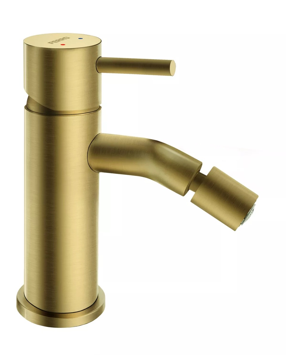 Ferro Ciriculus grifo para bidé de pie oro BCK6BG