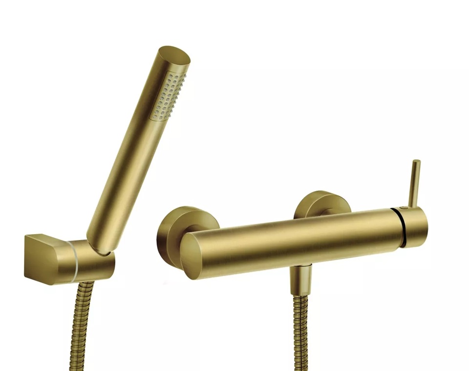 Ferro Ciriculus grifo para ducha a pared oro BCK77BG