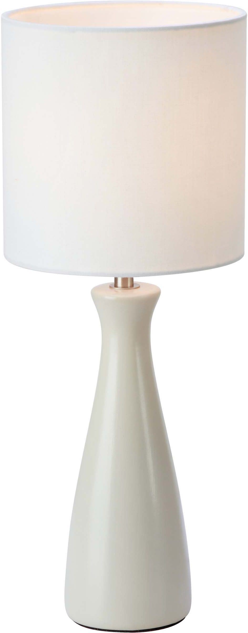 Markslöjd Birillo lámpara de sobremesa 1x60 W blanco-arena 108906