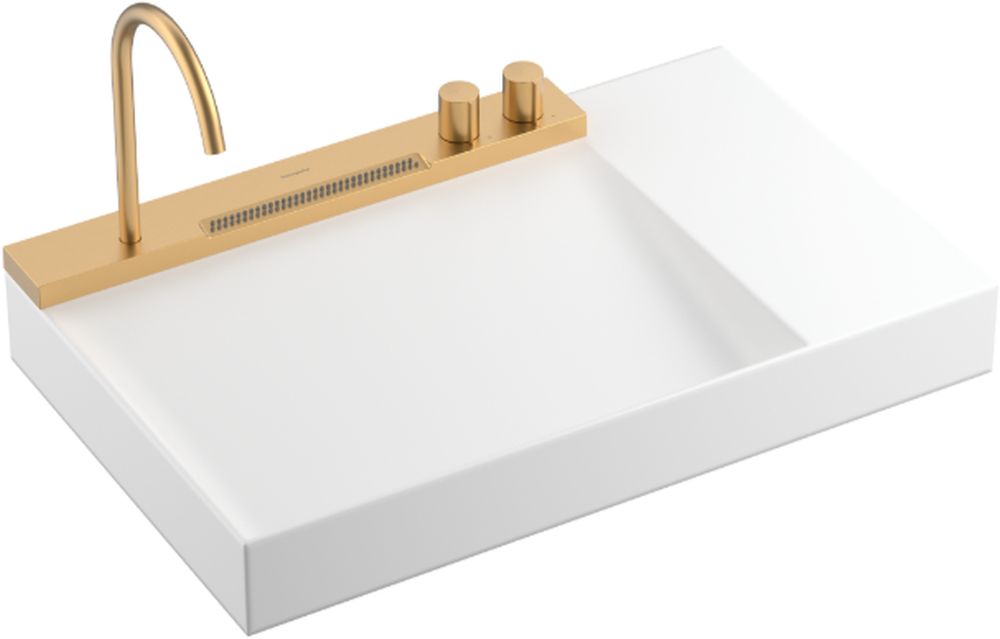 Hansgrohe Avalegra lavabo con grifo 78x47.5 cm rectangular clásico-empotrado blanco 22473140