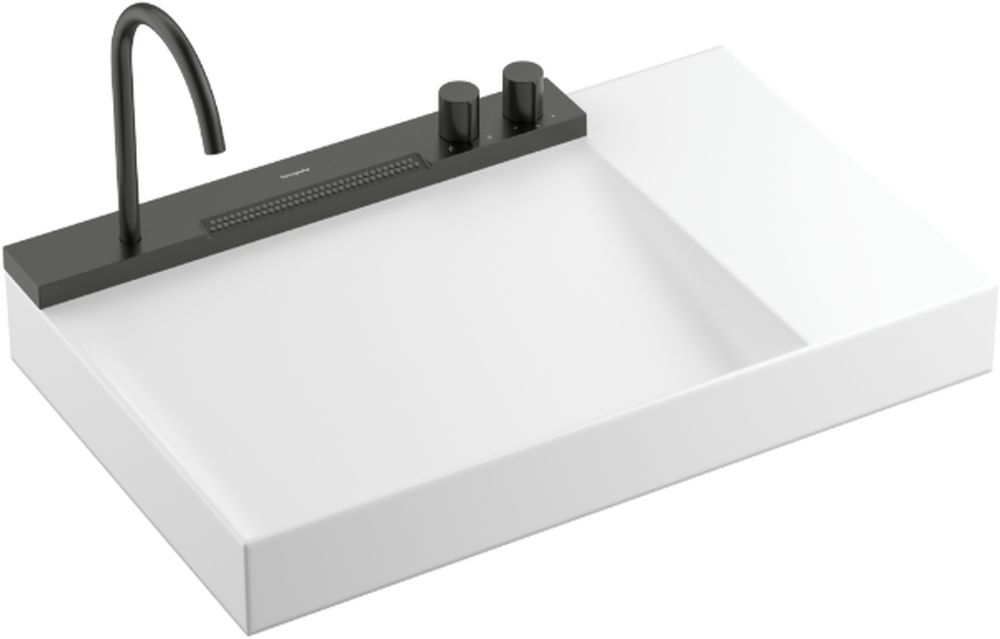 Hansgrohe Avalegra lavabo con grifo 78x47.5 cm rectangular clásico-empotrado blanco brillante 22473340
