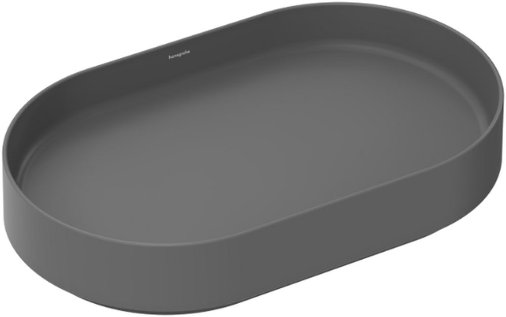 Hansgrohe Xuniva Evo U lavabo 65x40 cm oval sobre encimera gris/piedra 60325760