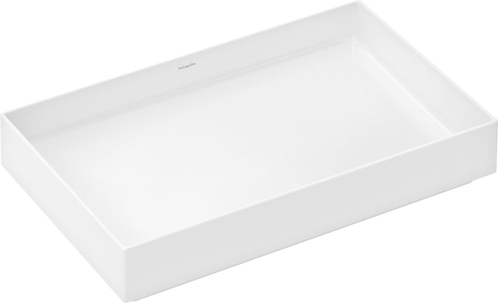 Hansgrohe Xuniva Evo E lavabo 65x40 cm rectangular sobre encimera blanco brillante 60326450