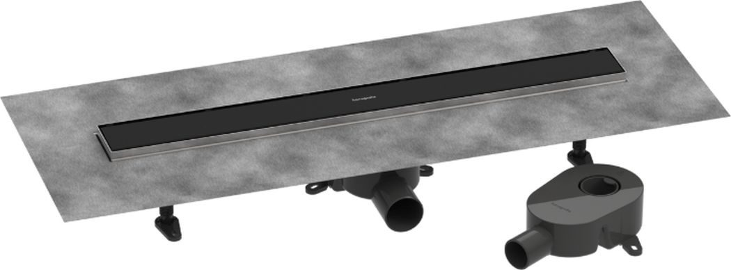 Hansgrohe RainDrain Go desagüe lineal 70 cm negro 56272670