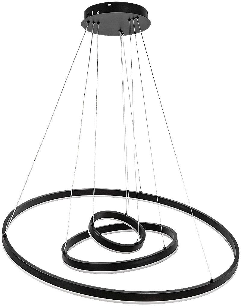 Rabalux Isaure lámpara colgante 1x100 W negro 72306