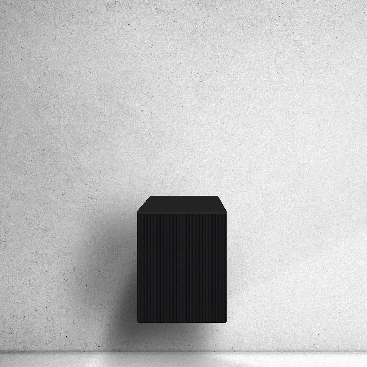 Oltens Lun armario 40x45x52 cm suspendido, para lavabo negro 60026300