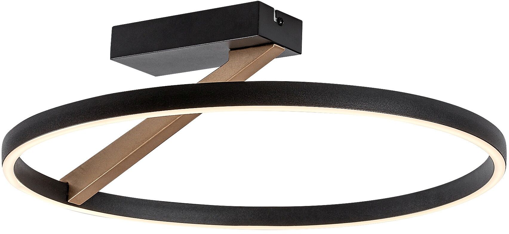 Rabalux Renara lámpara de techo 1x24 W negro-oro 71351
