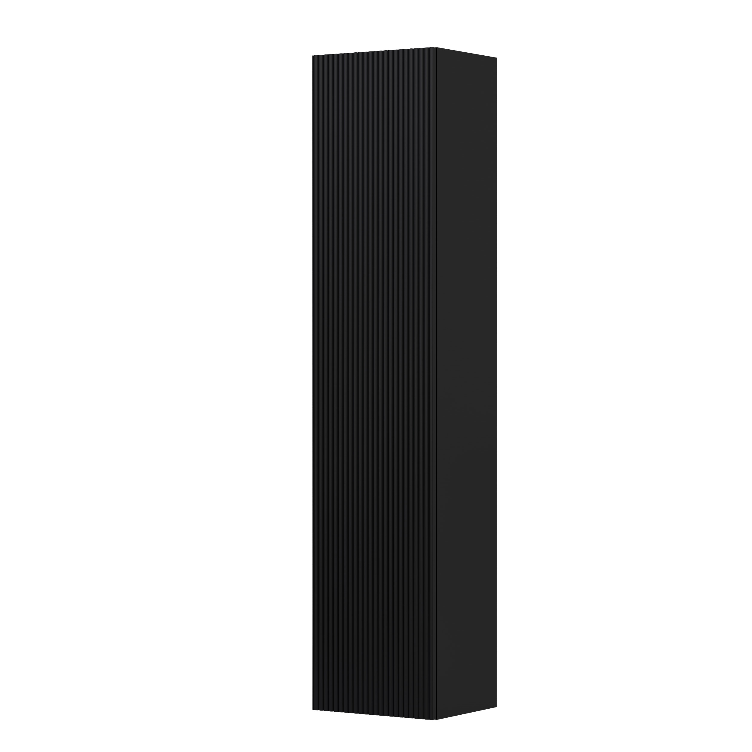 Oltens Lun armario 35x30x160 cm suspendido, lateral negro 60036300