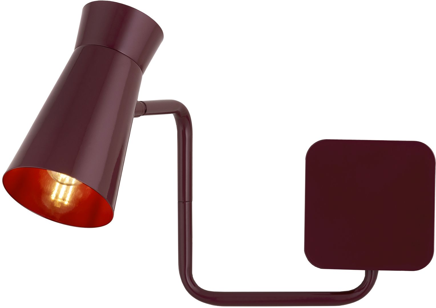 Argon Lord lámpara de pared 1x7 W rojo 8881