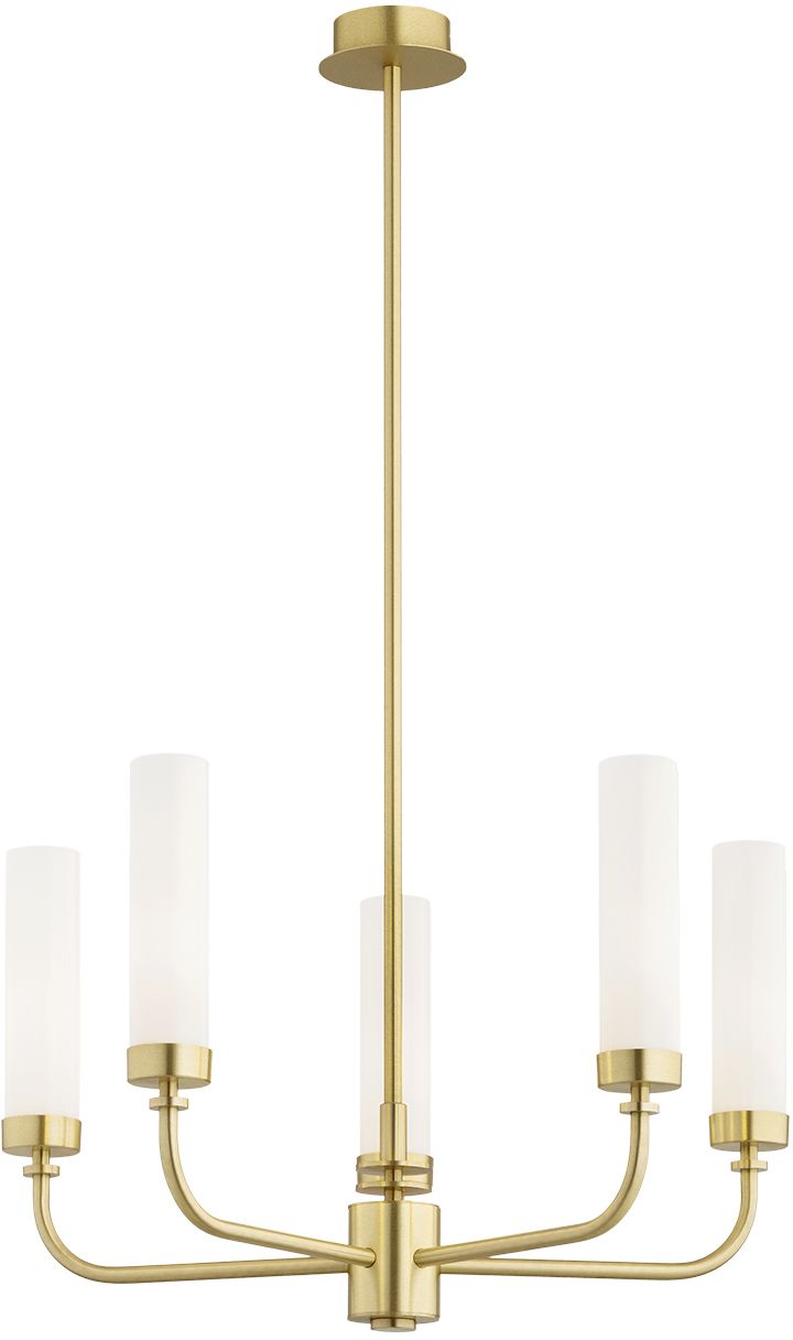 Argon Preston lámpara colgante x7 W blanco-latón 5081