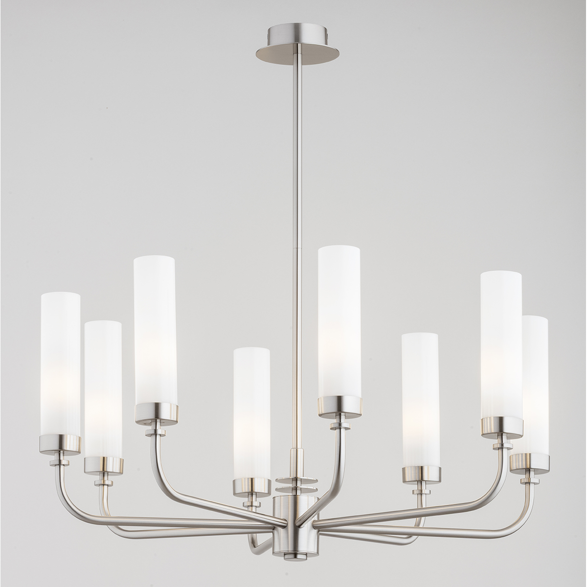 Argon Preston lámpara colgante x7 W blanco-níquel 5083