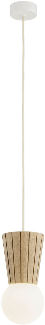 Argon Volante lámpara colgante 1x6 W madera-ópalo 8951