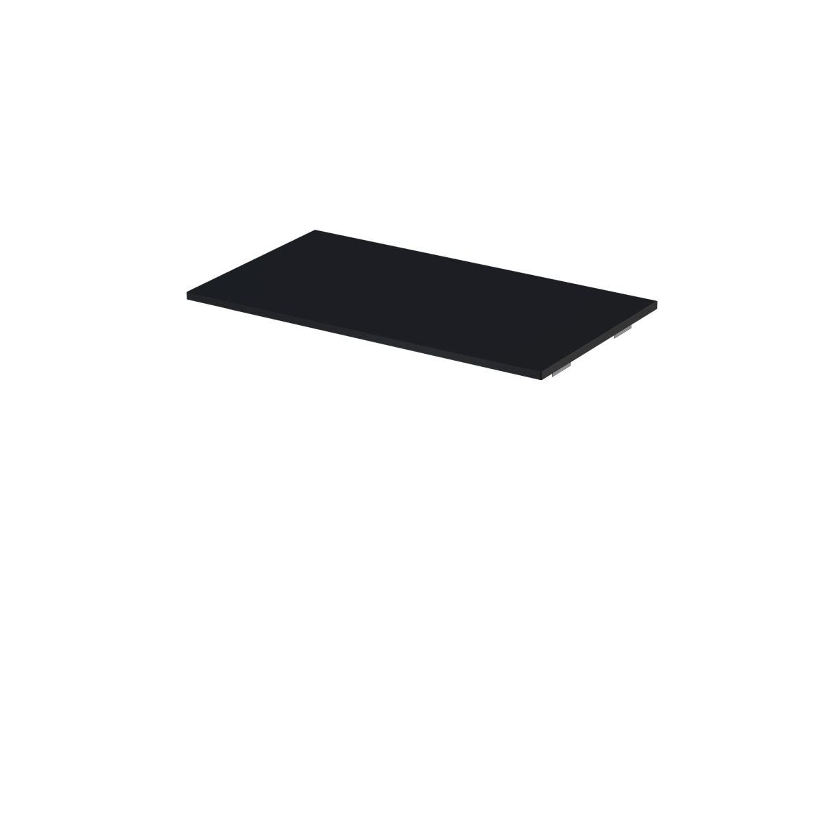 Oltens Lun encimera sobre armario 80x45 cm negro 63025300