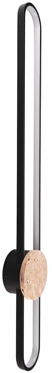 Goldlux Florentyna lámpara de pared 1x24 W negro 333919