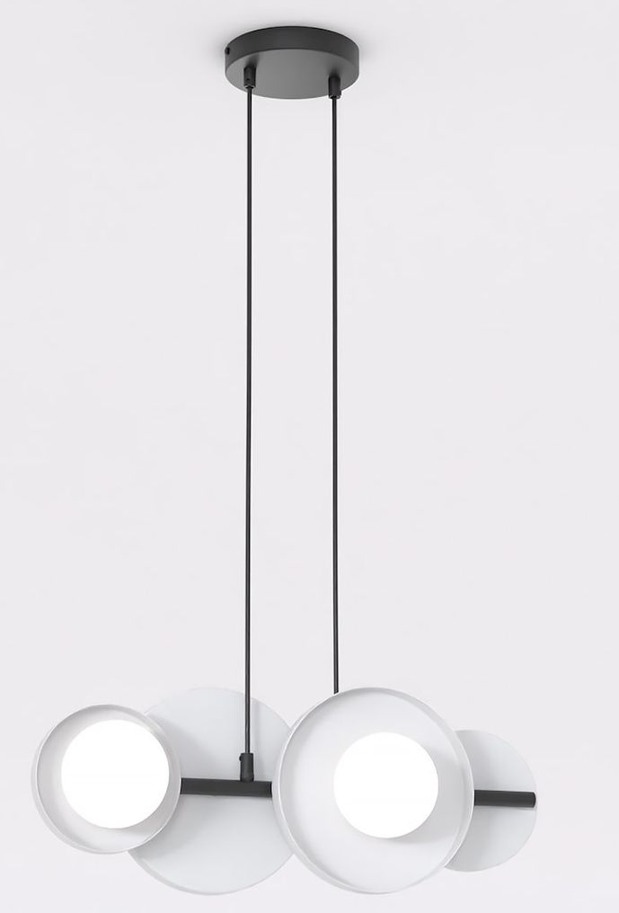 Emibig 4 BL Gray lámpara colgante 4x8 W gris/gris ceniza 1489/4