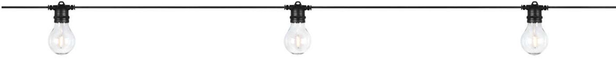 Markslöjd Link guirnalda exterior x2.5 W negro 108902