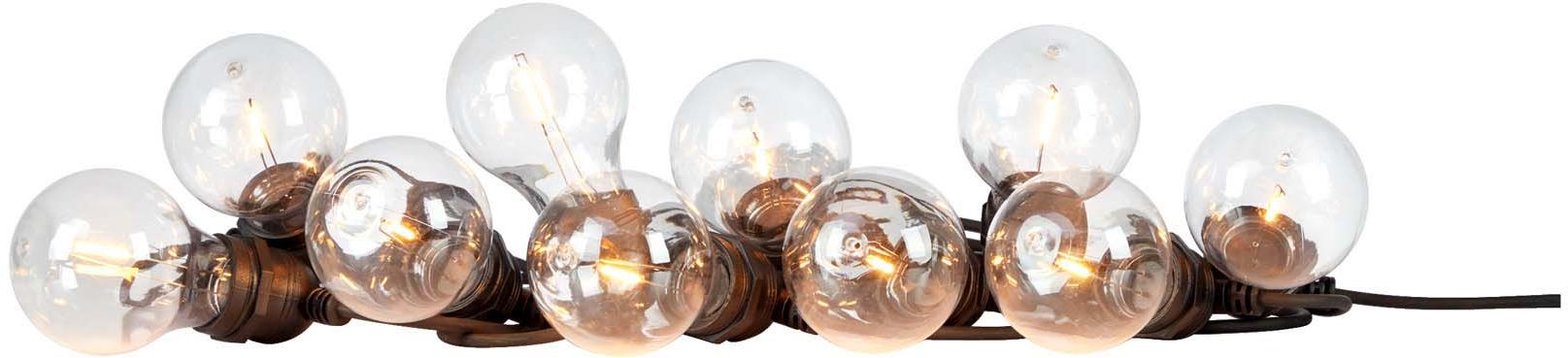 Markslöjd Link guirnalda exterior x2.5 W negro 108903