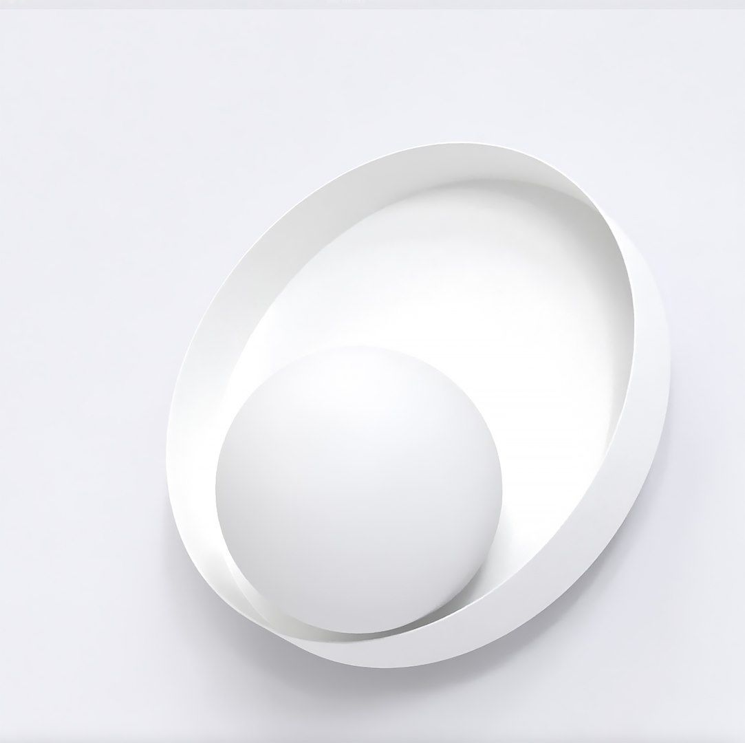 Emibig Kido lámpara de pared 1x8 W blanco 1533/K1