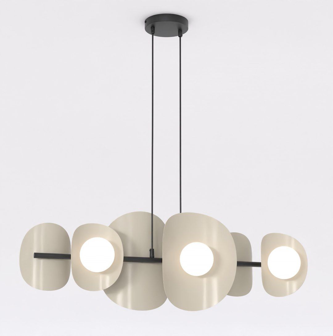 Emibig Elementi lámpara colgante 6x8 W capuchino 1493/6