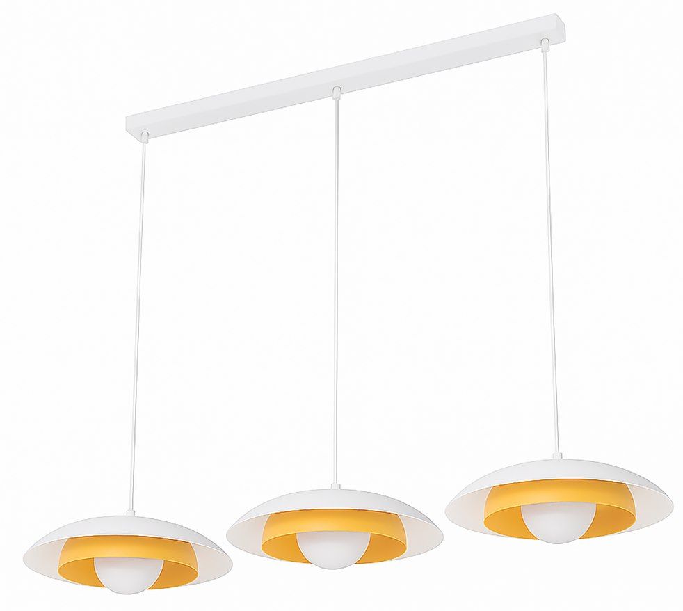 Emibig Skin lámpara colgante 3x8 W blanco-naranja 1606/3