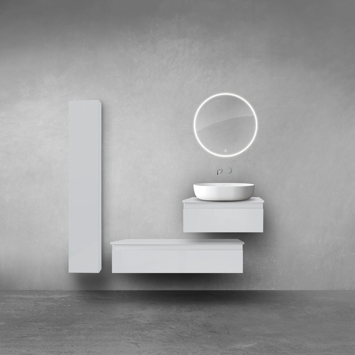 Conjunto armario Oltens Vernal 61000700, armario Oltens Vernal 60011700, 60009700, 63006700, 63004700