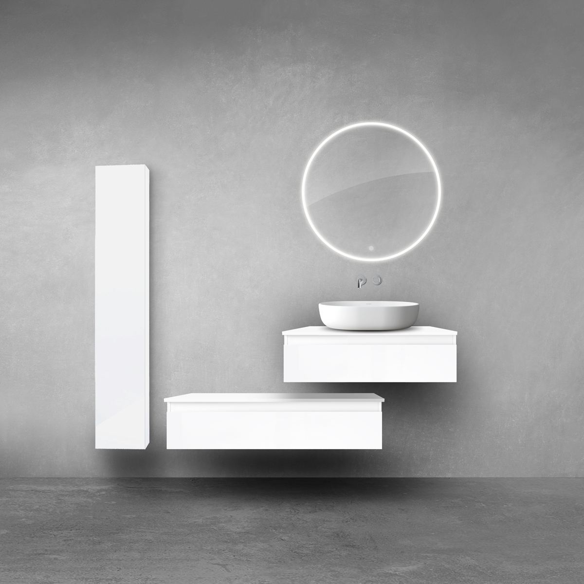 Conjunto armario Oltens Vernal 61000000, armario Oltens Vernal 60011000, 60010000, 63006000, 63005000