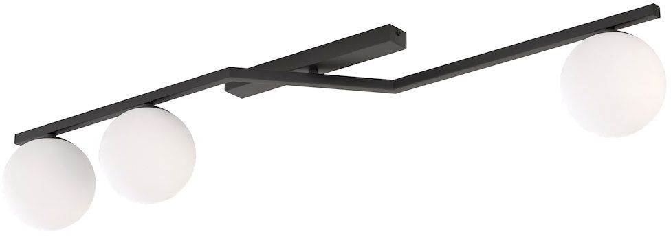 Emibig Naton lámpara de techo 3x10 W negro 1508/3