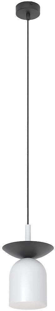 Emibig Ego lámpara colgante 1x10 W negro 1611/1