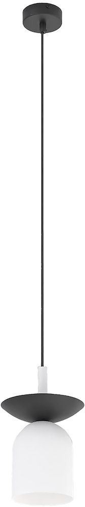 Emibig Ego lámpara colgante 1x10 W blanco-negro 1613/1