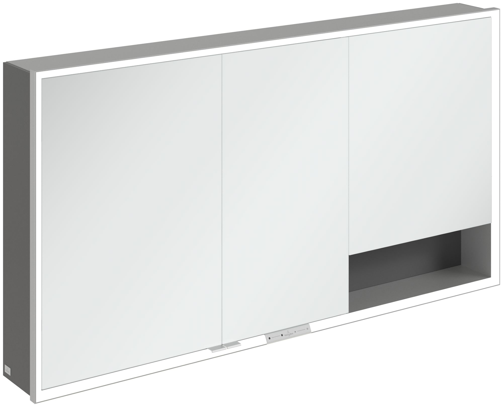 Villeroy & Boch My View+ armario 140x16.8x75 cm con espejo grafito A48114VR