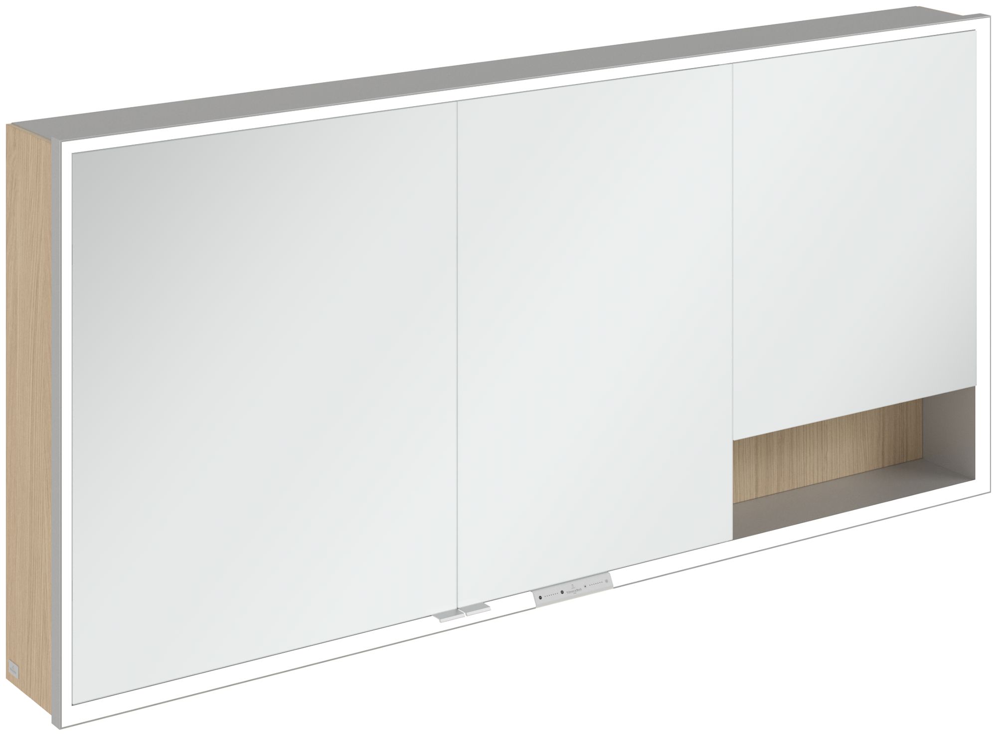 Villeroy & Boch My View+ armario 160x16.8x75 cm con espejo roble A48116VJ