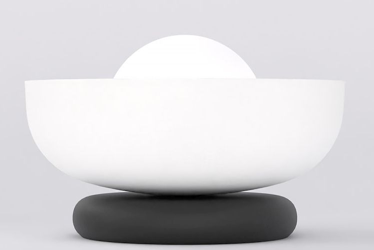 Emibig Ozzy lámpara de sobremesa 1x8 W blanco-negro 1516/LN1