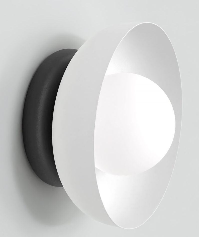 Emibig Ozzy lámpara de pared 1x8 W blanco-negro 1516/K1