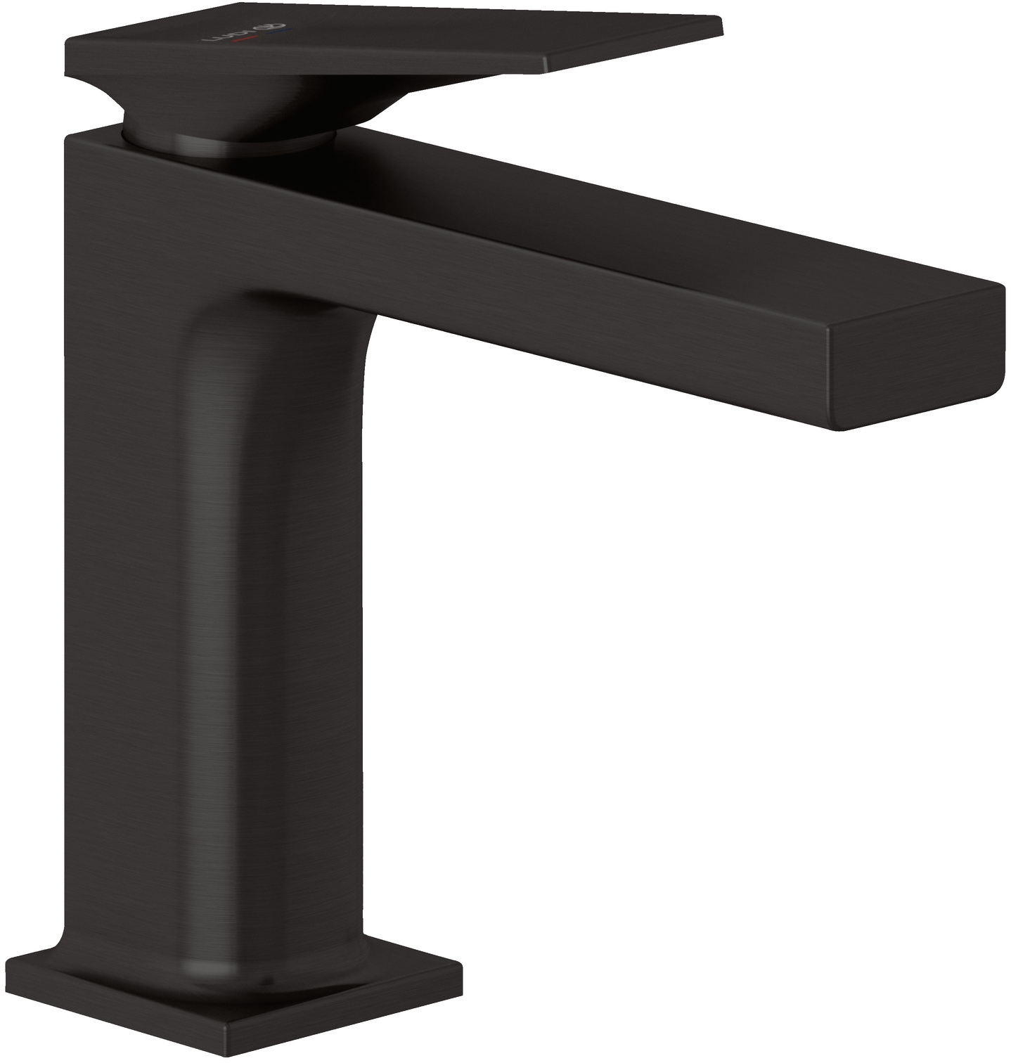 Kludi Decus grifo para lavabo de pie negro 54282N275