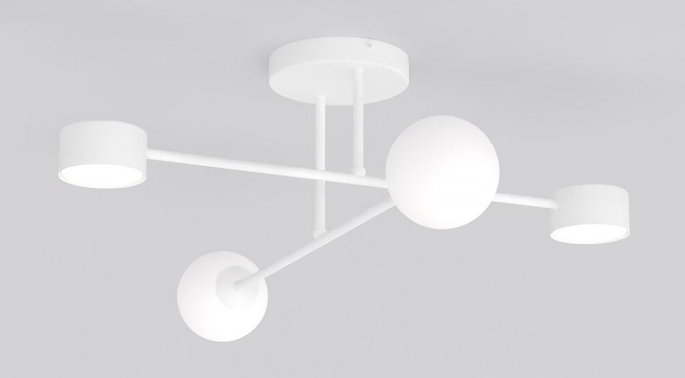 Emibig Holon lámpara de techo 4x8 W blanco 1559/4