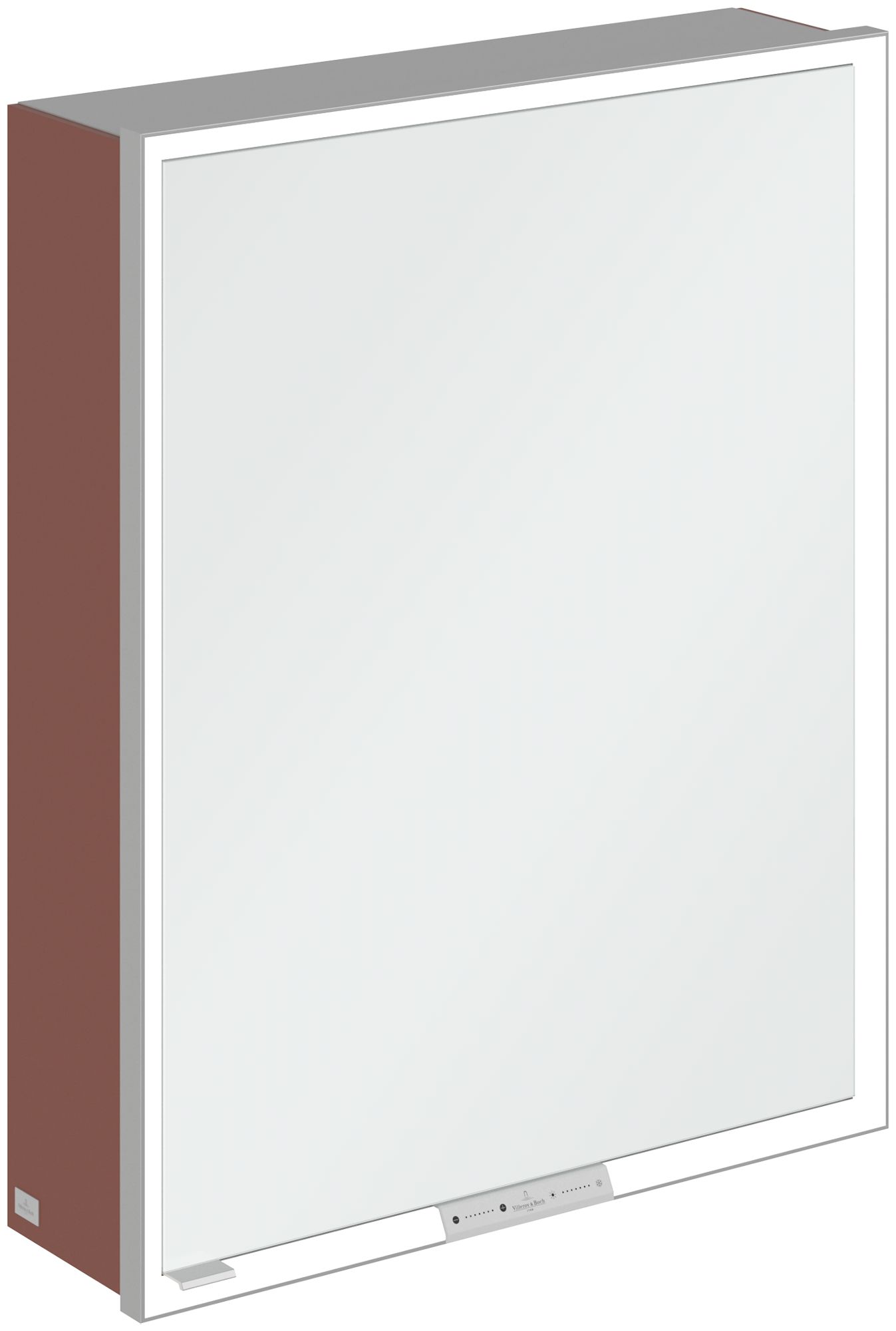 Villeroy & Boch My View+ armario 60x16.8x75 cm con espejo rojo A4816RAH