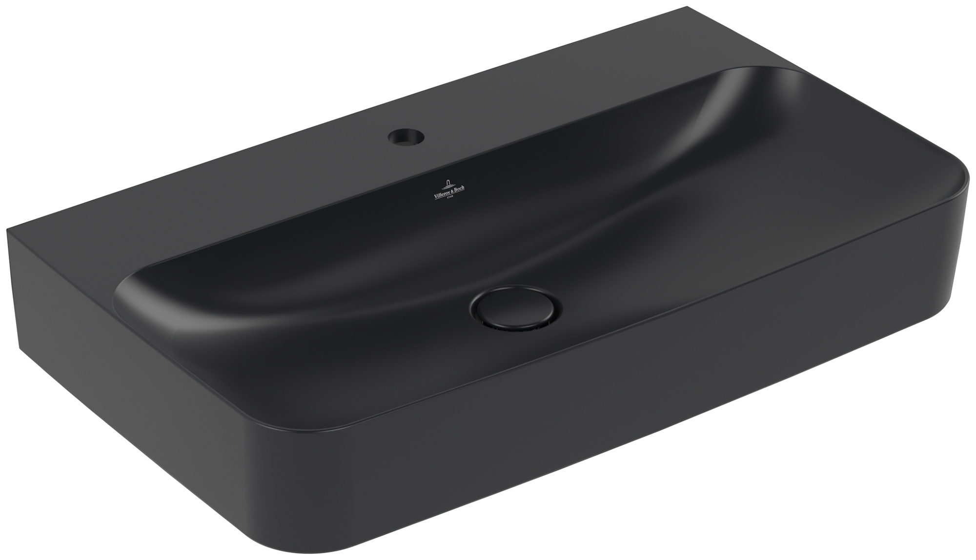 Villeroy & Boch Finion lavabo 80x47 cm rectangular clásico negro 416884R7