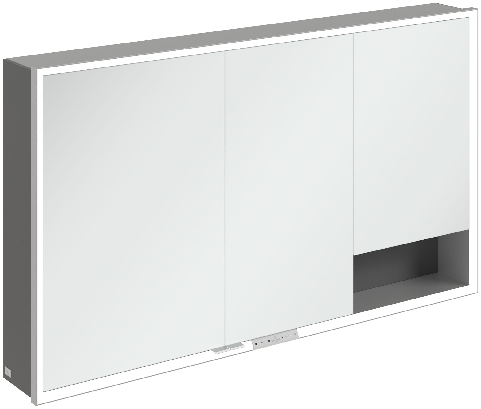 Villeroy & Boch My View+ armario 130x16.8x75 cm con espejo grafito A48113VR