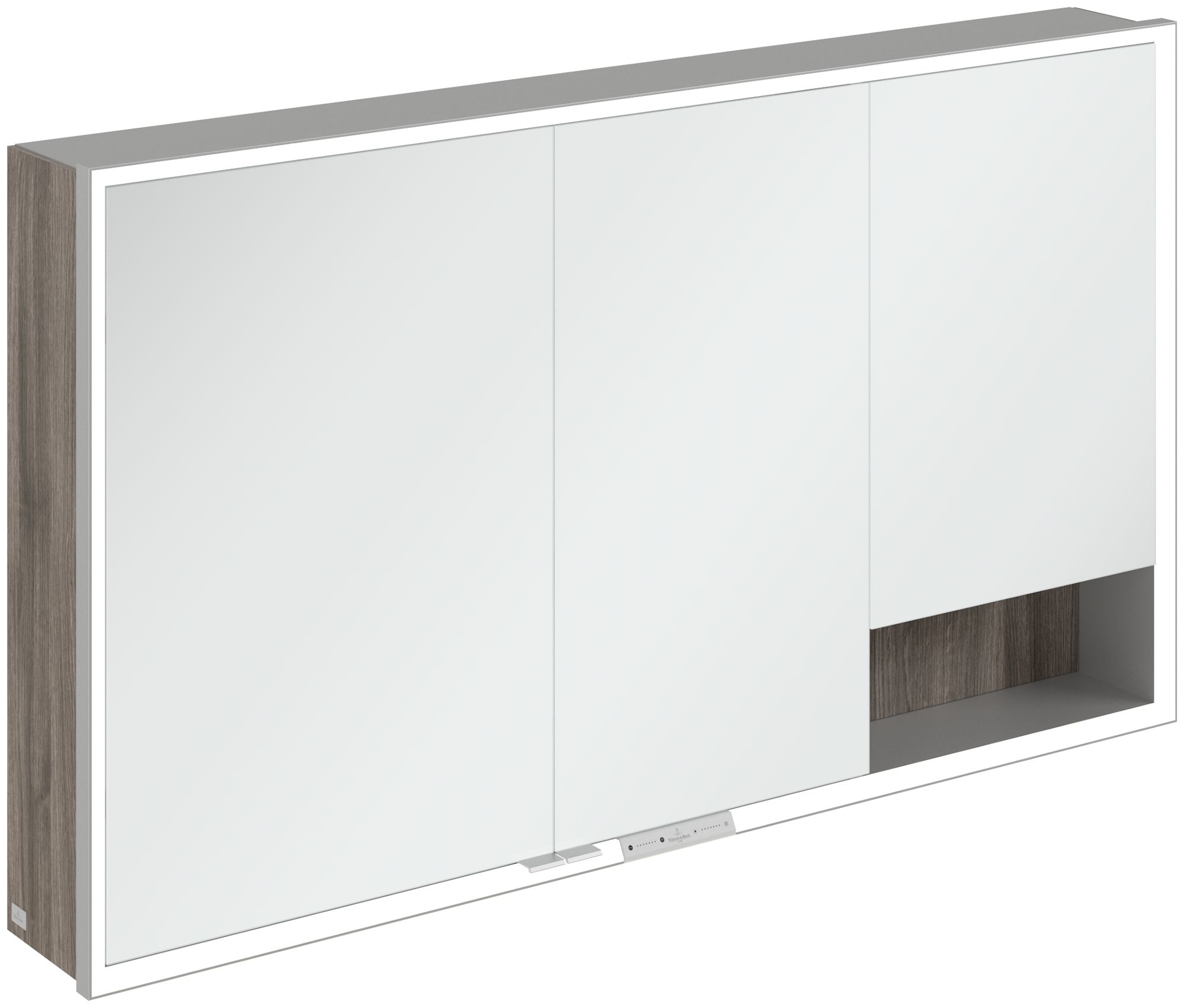 Villeroy & Boch My View+ armario 130x16.8x75 cm con espejo roble A48113RK