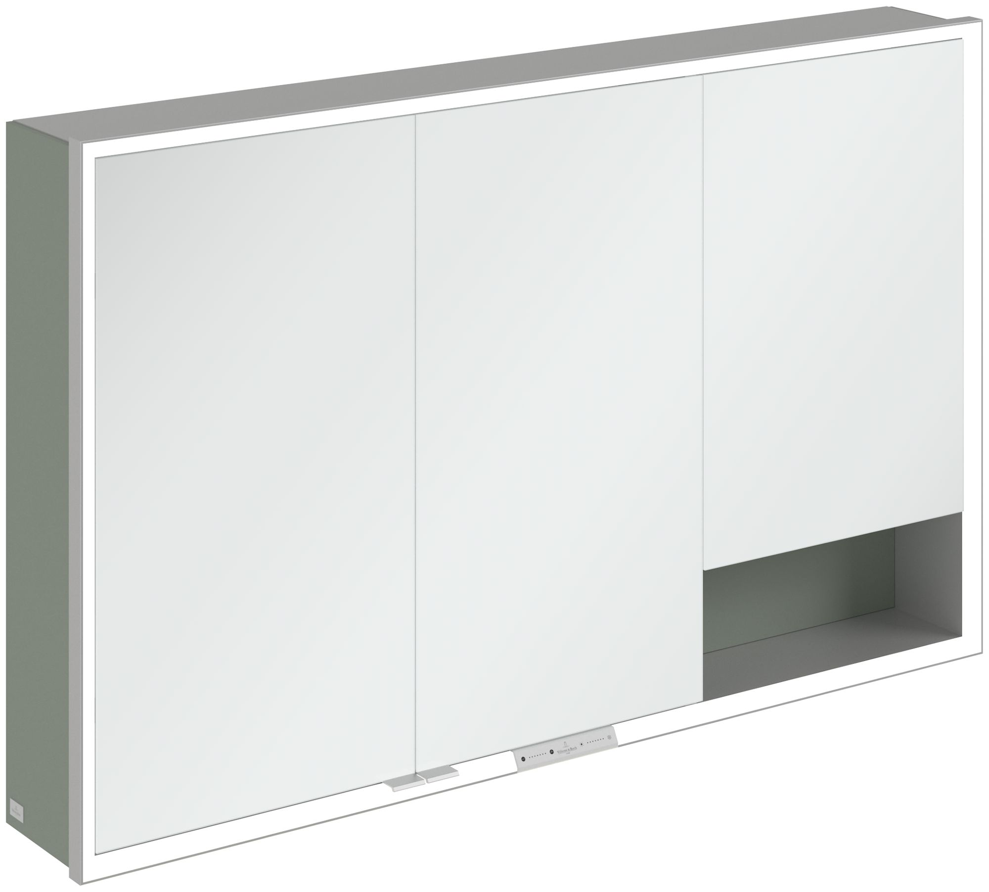 Villeroy & Boch My View+ armario 120x16.8x75 cm con espejo verde A48112AF